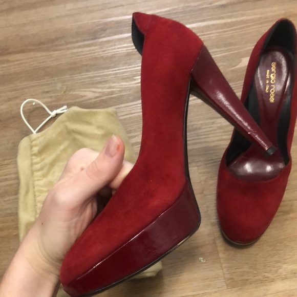 Sergio Rossi made in Italy red heels - Picture 9 of 9
